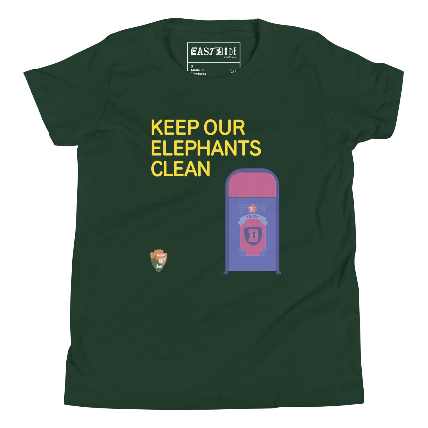 Keep Our Elephants Clean Youth Tee