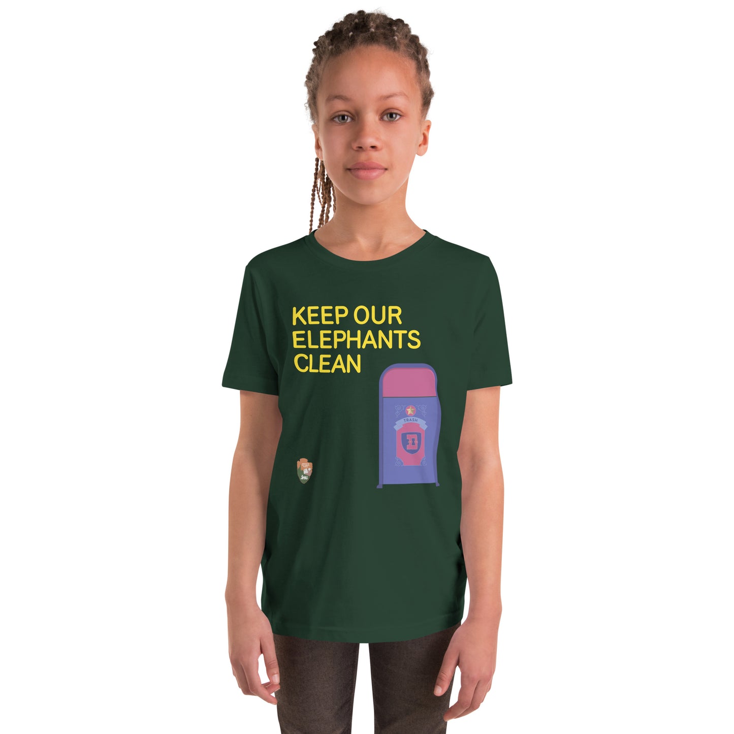 Keep Our Elephants Clean Youth Tee